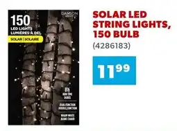 Co-op Solar led string lights, 150 bulb offer