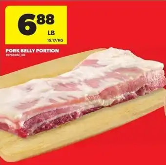 Real Canadian Superstore Pork belly portion offer