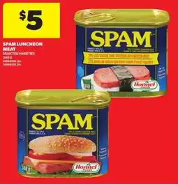 Real Canadian Superstore Spam luncheon meat offer