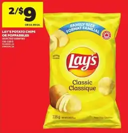 Real Canadian Superstore Lay's potato chips or poppabbles offer