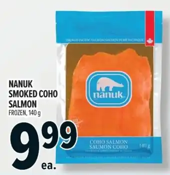 Metro Nanuk smoked coho salmon offer