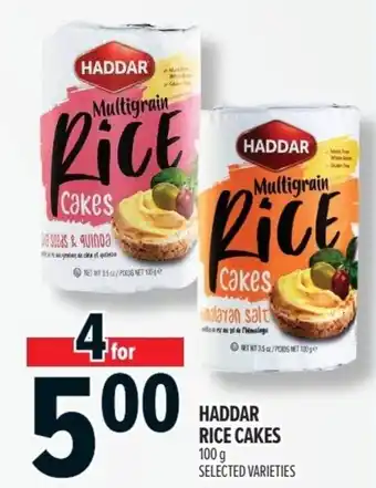Metro Haddar rice cakes offer