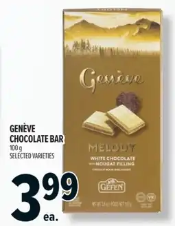 Metro Genève chocolate bar offer