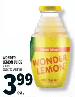 Metro Wonder lemon juice offer