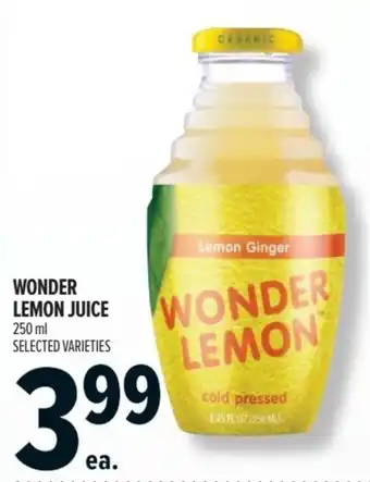 Metro Wonder lemon juice offer