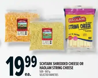 Metro Schtark shredded cheese or haolam string cheese offer