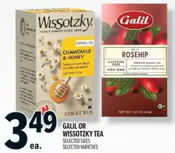 Metro Galil or wissotzky tea offer