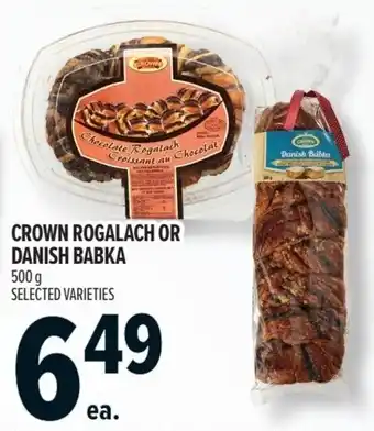 Metro Crown rogalach or danish babka offer