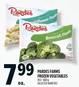 Metro Pardes farms frozen vegetables offer