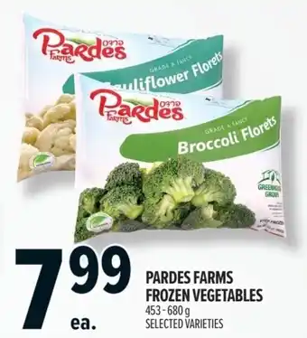 Metro Pardes farms frozen vegetables offer