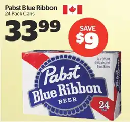 Calgary Co-op Pabst Blue Ribbon offer