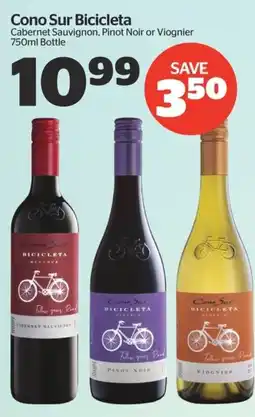 Calgary Co-op Cono Sur Bicicleta Cabernet Sauvignon, Pinot Noir or Viognier offer