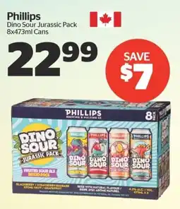 Calgary Co-op Phillips Dino Sour Jurassic Pack offer
