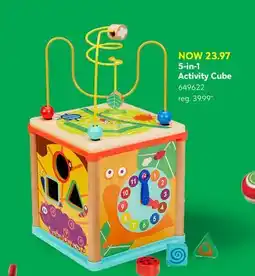 Toys R us ALEX 5-in-1 Activity Cube offer