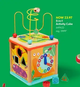Toys R us ALEX 5-in-1 Activity Cube offer