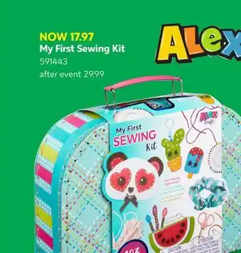 Toys R us ALEX My First Sewing Kit offer