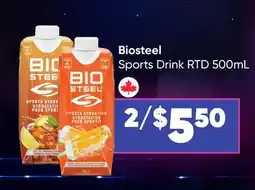 Healthy Planet Biosteel Sports Drink RTD offer