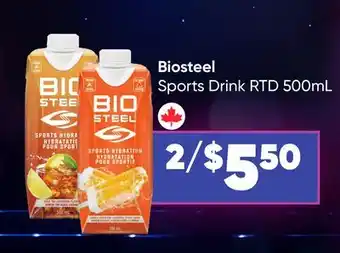 Healthy Planet Biosteel Sports Drink RTD offer
