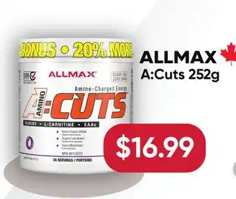 Healthy Planet ALLMAX offer