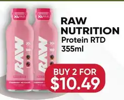 Healthy Planet RAW NUTRITION Protein RTD offer