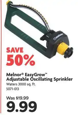 Home Hardware EasyGrow Adjustable Oscillating Sprinkler offer