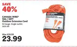 Home Hardware 15M / 50FT Outdoor Extension Cord offer