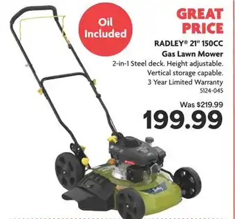 Home Hardware 21 Lawn Mower Gas Lawn Mower offer