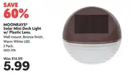 Home Hardware Solar Mini Deck Light w/ Plastic Lens offer
