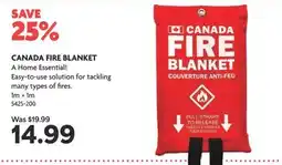 Home Hardware CANADA FIRE BLANKET offer