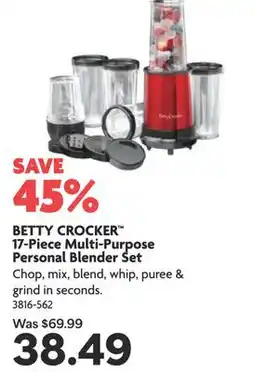 Home Hardware 17-Piece Multi-Purpose Personal Blender set offer