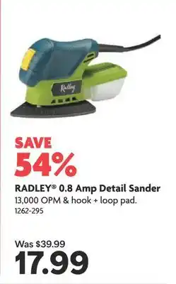 Home Hardware 0.8 Amp Detail Sander offer