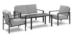 Walmart Mainstays Cobble Hill 4-Piece Conversation Set offer