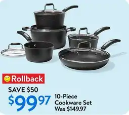 Walmart 10-Piece Cookware Set offer