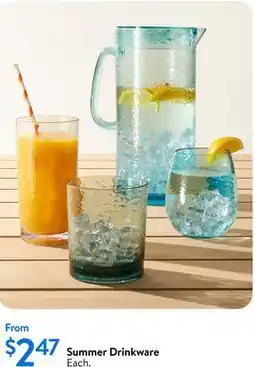 Walmart Summer Drinkware offer