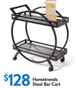 Walmart Hometrends Steel Bar Cart offer