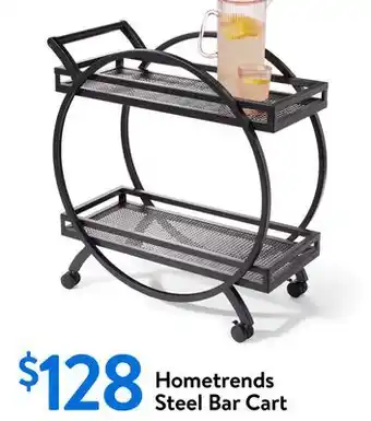 Walmart Hometrends Steel Bar Cart offer