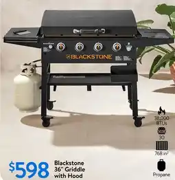 Walmart Blackstone 36 Griddle with Hood offer
