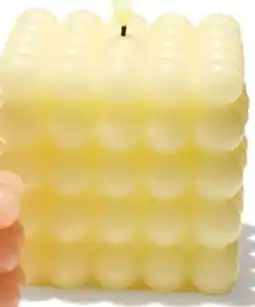 Walmart Wax LED Candle with Life-Like Flickering Flame & Bubble Finish offer