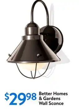 Walmart Better Homes & Gardens Wall Sconce offer
