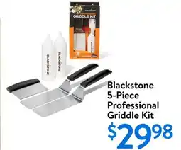 Walmart Blackstone 5-Piece Professional Griddle Kit offer