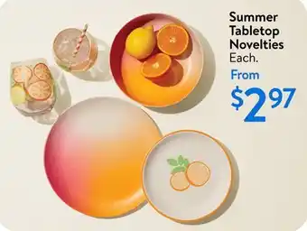 Walmart Summer Tabletop Novelties offer