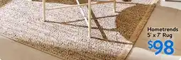 Walmart Hometrends 5' x 7' Rug offer