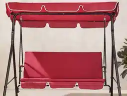 Walmart Outsunny 3-Seat Patio Swing Chair with Adjustable Canopy offer