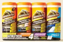 Walmart Armor All Cleaning Wipes 4-Pack offer