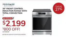 Goemans Appliances FRIGIDAIRE GALLERY 30 FRONT CONTROL INDUCTION RANGE WITH TOTAL CONVECTION offer