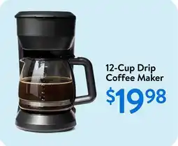 Walmart 12-Cup Drip Coffee Maker offer