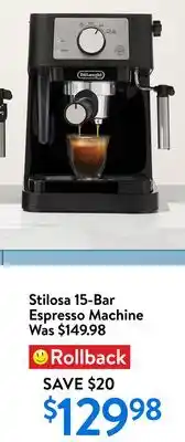 Walmart Stilosa 15-Bar Espresso Machine offer