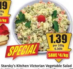 Starsky Starsky's Kitchen Victorian Vegetable Salad offer