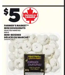 Independent City Market FARMER'S MARKET MINI DOUGHNUTS, 600 G offer