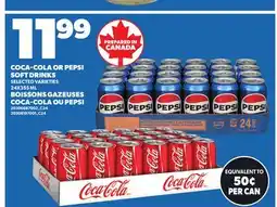 Independent City Market COCA-COLA OR PEPSI SOFT DRINKS, 24X355 ML offer